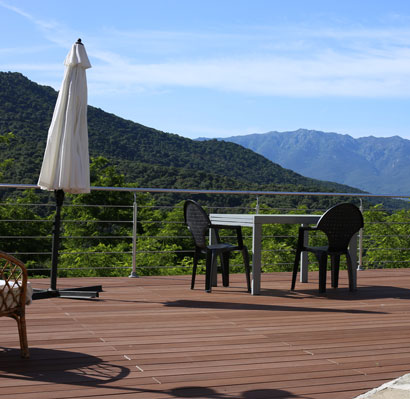 Vue depuis la terrasse